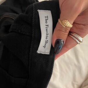 The Frankie Shop Black Hayla Denim Jeans